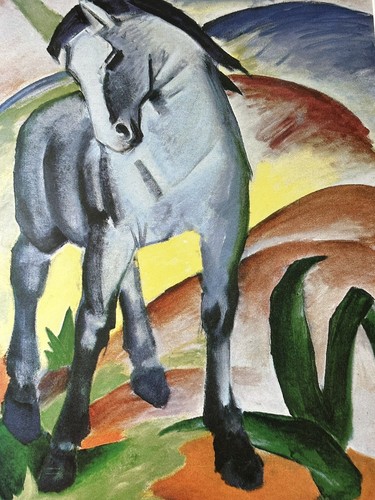 Franz marc blaues pferd - blaues,
