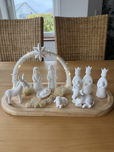 Weihnachtskrippe figuren set - weihnachtskrippe, figuren-set