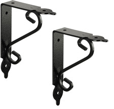 2 Konsole schwarz Wandwinkel