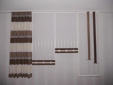 Moderne Gardinen -Set 4 Teile