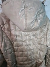 ? Glanzjacke Mantel Damen Gr 40 Strasssteine ?