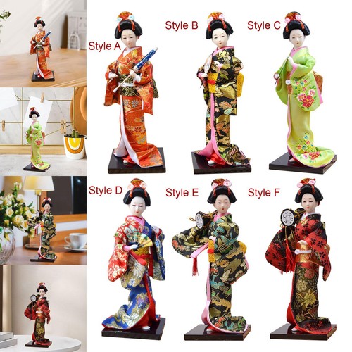 Japanische geisha kimono - japanische, geisha-kimono-puppe
