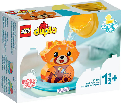 Lego schwimmender panda - schwimmender,