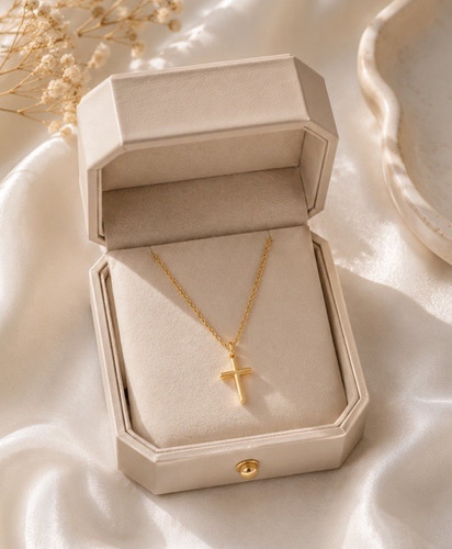 Halskette goldfarben mit
