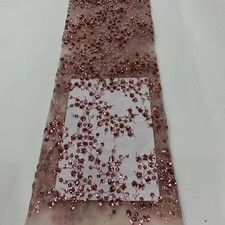 Paillettennetz Spitzenstoff 1