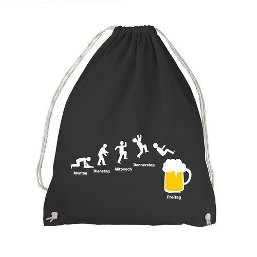 Montag freitag bier - montag, turnbeutel