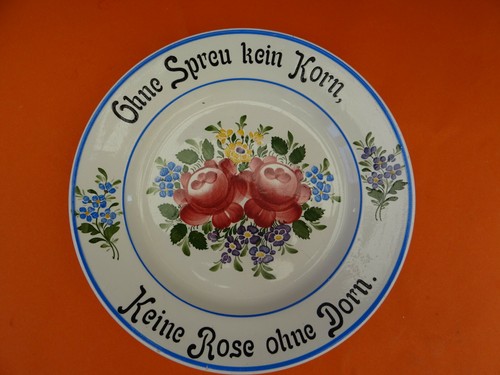 Rose spruchteller - rose,