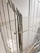 K# CD Regal stand Acryl 20mm premium Manufaktur Germany Stahlseile 264 CD's 20kg