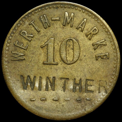 Wertmarke pfennig - 10,