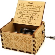 Spieluhr Tochter Mutter Holz 