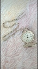 Nexus Herren Taschenuhr Silber