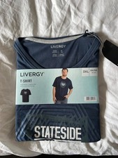 T-Shirt Livergy blau Logo NEU