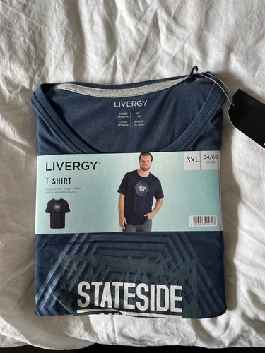 Shirt livergy blau logo neu - t-shirt,