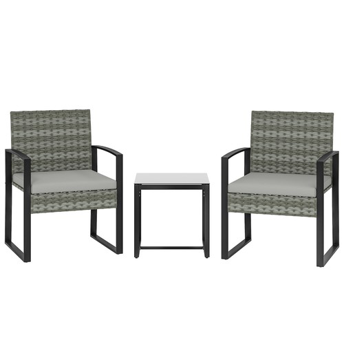 Rattan bistroset teiliges - rattan,