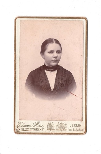 Cdv foto damenportrait - cdv,