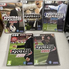 FOOTBALL MANAGER PC KONVOLUT -2012,13,14,15,17