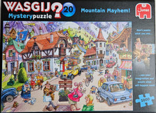 3er Set Puzzle je 1000 Teile - Wasgij Nr. 20, Charmantes Cottage u. Beach House