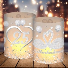 Windlicht Silber Hochzeit