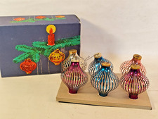 DDR Lauscha Christbaumschmuck OVP Fadenglas Baumbehang Weihnachten Glasschmuck 4