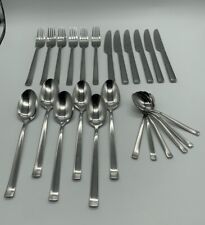 BSF Cult matt Edelstahl Tafel- Speise- Menübesteck 6 Pers. 24 Teile Kaffeelöffel