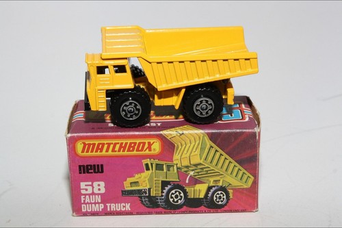 Matchbox 58e faun dumper - matchbox,