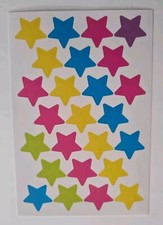 75 mehrfarbige Sterne