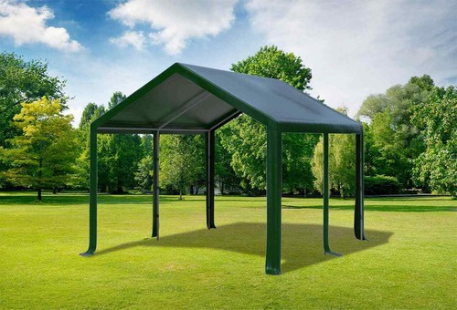 Partyzelt 3x4m grün pvc - grün,