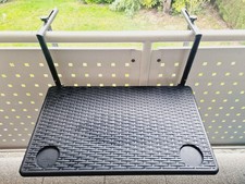 Balkonhängetisch - Hängetisch - Hängetisch für Balkongeländer - Klappbar