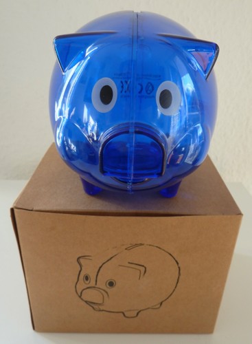 Leifheit sparschwein blau - sparschwein,