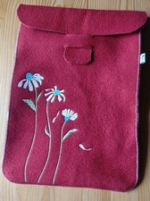 Handmade 15,4 15,6 Notebook Filz Hülle Sleeve Schutzhülle Laptop Macbook Blumen