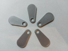 5x Einkaufswagenchips SOFORT abziehbarer Einkaufswagenlöser für Schlüsselring