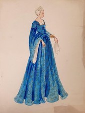 Zeichnung Aquarell Theater