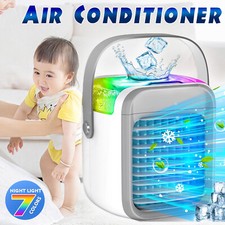 Mobile Aircooler Ventilator Mini Klimaanlage 7 Farben Standventilator Klimagerät
