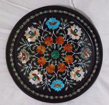 14 " Schwarz Marmor Platte