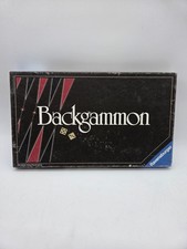 Backgammon 1982 Ravensburger - schwarze Ausgabe Brettspiel - Familienspiel 