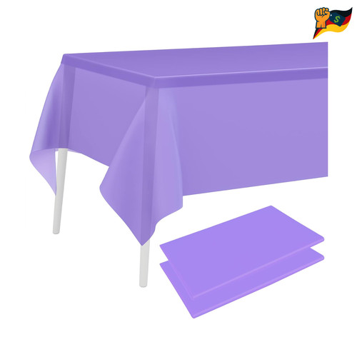 Lila kunststoff tischdecke - lila,