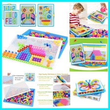 Mosaik Steckspielzeug Kinder Kreatives Lernspielzeug Kunststoff 295 Teile Ges...