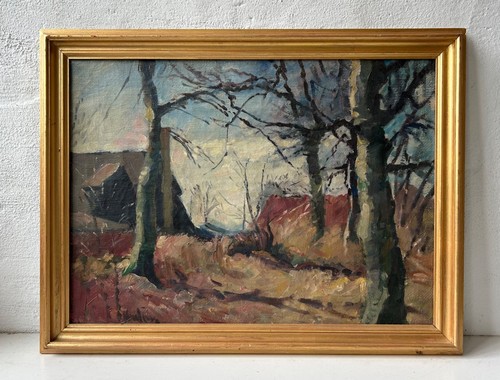 ölbild impressionist mogens - Ölbild,
