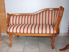 Recamiere  Chaiselongue  Liege  Ottomane  französisch Kirschbaum