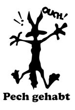 Kojote 1x , Lustig, Beulen