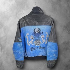 Blau/Schwarze Vintage Uncle