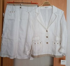 Bonita Zweiteiler Leinenkleid