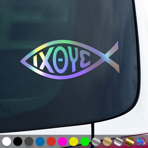 Jesus fisch aufkleber - fisch, ichthys