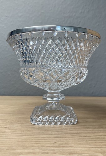 Große kristall glas schale - kristall,