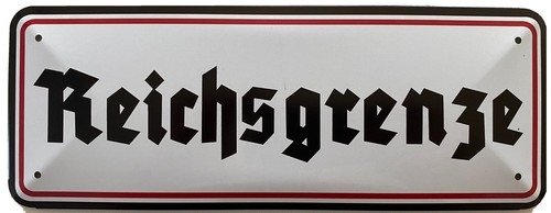 Blechschild 10 cm - x,