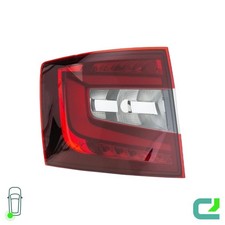 Rückleuchte links PY21W Hybrid HELLA für u.a. SKODA Octavia III Combi