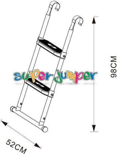 Trampolinleiter 85cm mit - , 2