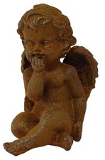 Engel Figur Putte Gusseisen