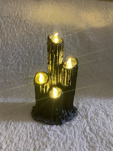 Schwarze gothic led leucht - schwarze,