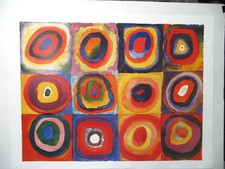 Kandinsky  Farbstudie Quadrate